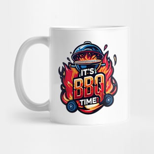 It's BBQ Time - Classic Grill Illustration Mug